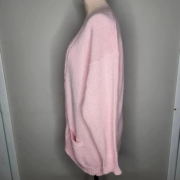 Vintage Venezia Womens Light Pink Cardigan Size 2X - Picture 5 of 8